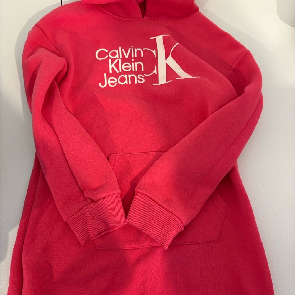 Calvin Klein Kids Vibrant Red Hoodie